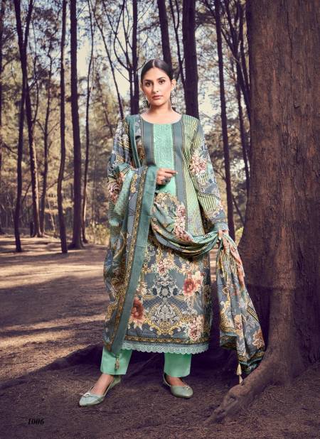 AZA Hermitage 1001-1007 Wholesale Pakistani Dress Material Catalog